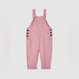 Size 6 Girls Mayoral Blush Pink Kids Romper with Button Accents